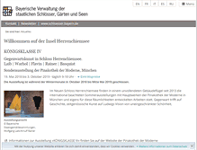 Tablet Screenshot of herrenchiemsee.de